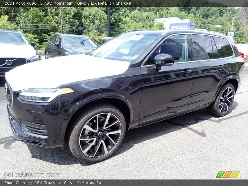 Onyx Black Metallic / Charcoal 2021 Volvo XC90 T6 AWD Momentum