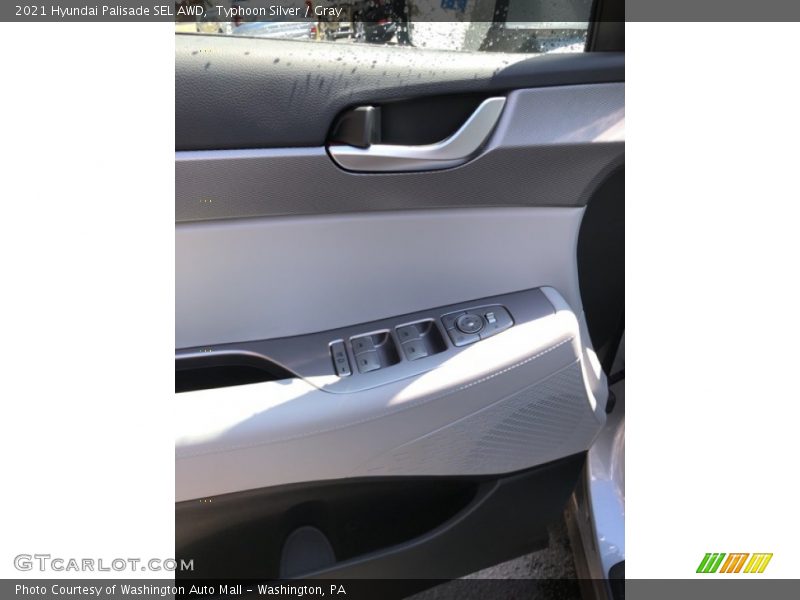 Typhoon Silver / Gray 2021 Hyundai Palisade SEL AWD