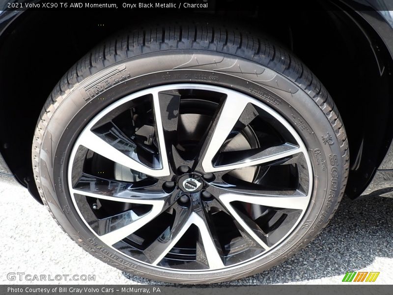 Onyx Black Metallic / Charcoal 2021 Volvo XC90 T6 AWD Momentum