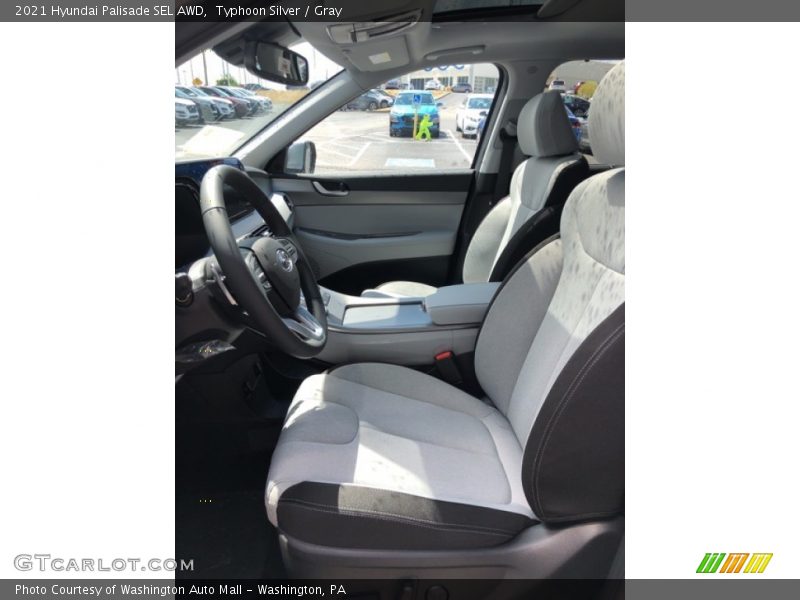 Typhoon Silver / Gray 2021 Hyundai Palisade SEL AWD