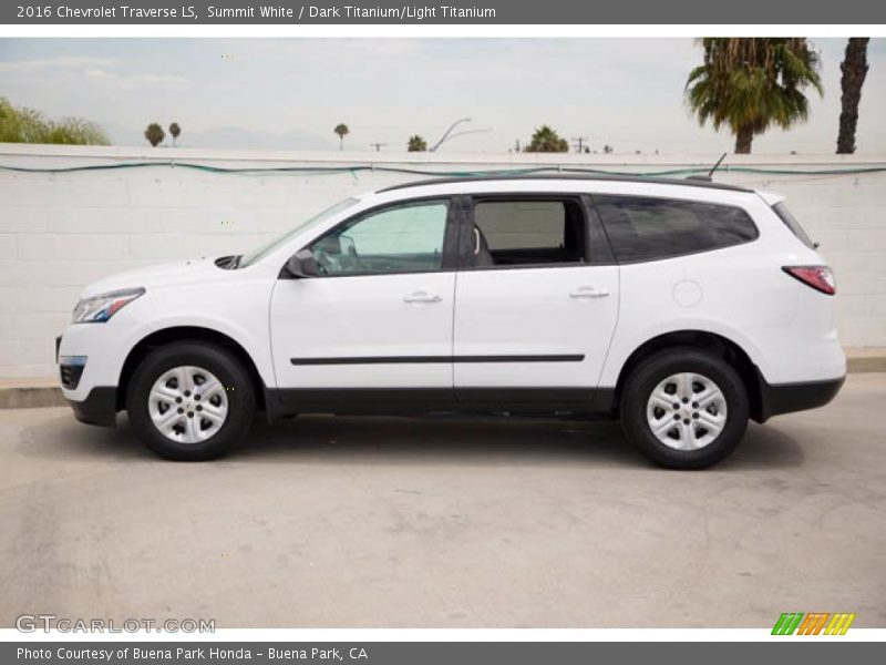  2016 Traverse LS Summit White