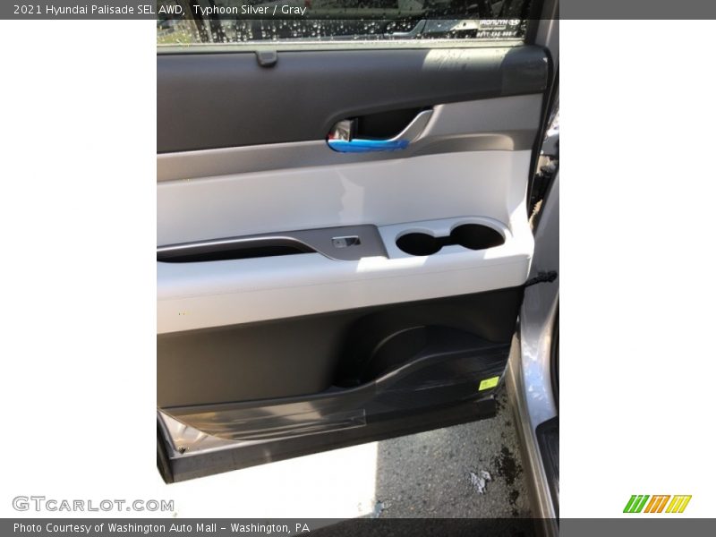 Typhoon Silver / Gray 2021 Hyundai Palisade SEL AWD