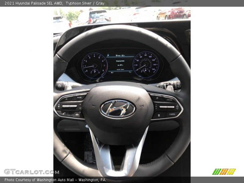 Typhoon Silver / Gray 2021 Hyundai Palisade SEL AWD