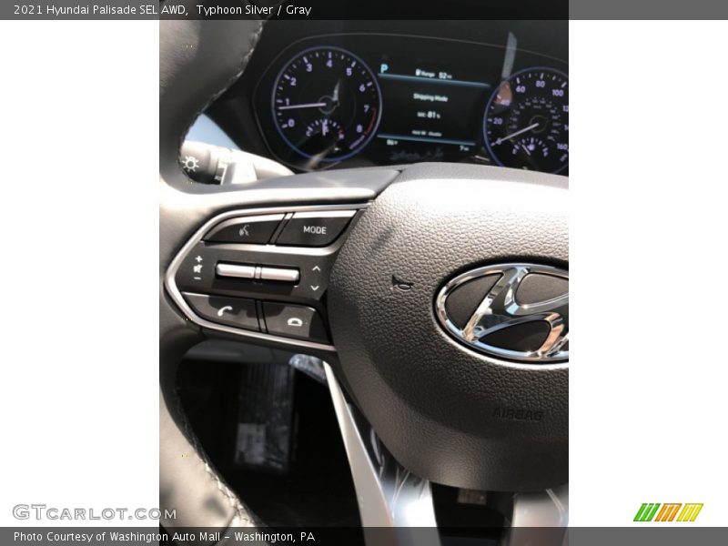 Typhoon Silver / Gray 2021 Hyundai Palisade SEL AWD