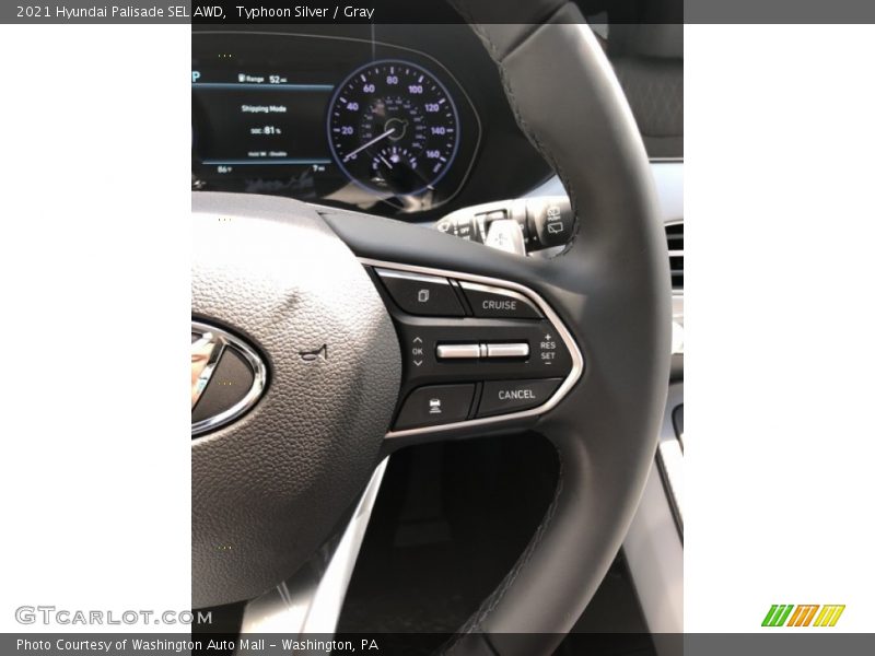 Typhoon Silver / Gray 2021 Hyundai Palisade SEL AWD