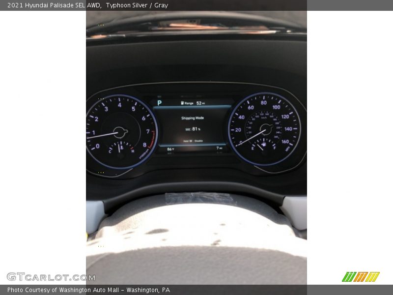 Typhoon Silver / Gray 2021 Hyundai Palisade SEL AWD