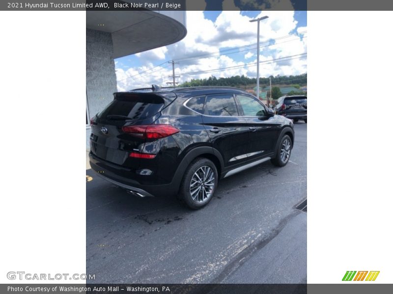 Black Noir Pearl / Beige 2021 Hyundai Tucson Limited AWD