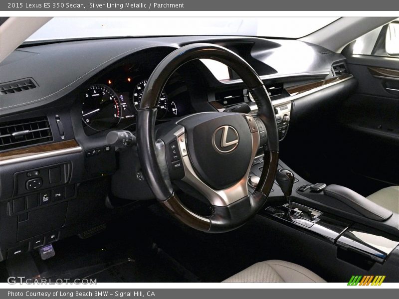 Silver Lining Metallic / Parchment 2015 Lexus ES 350 Sedan