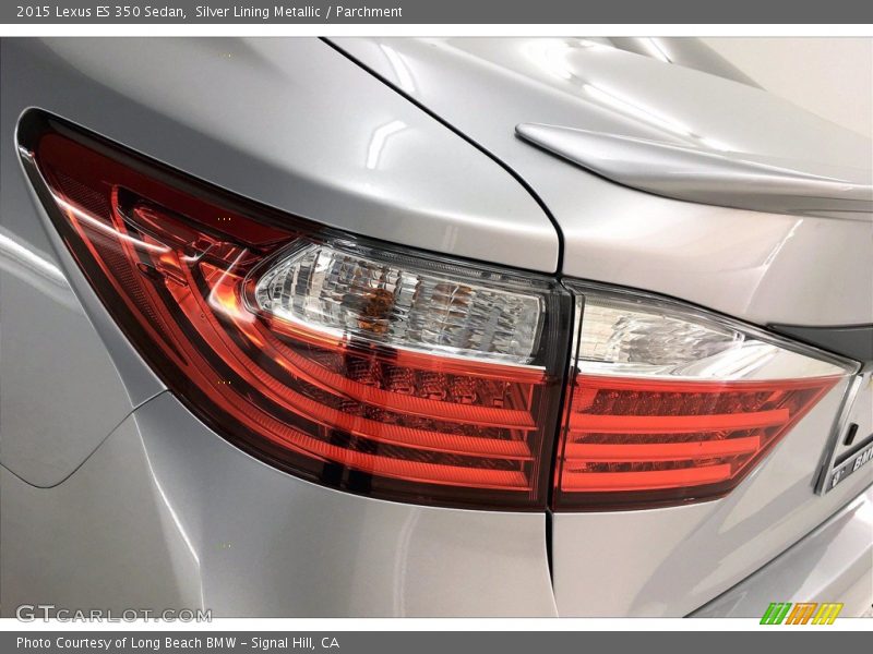 Silver Lining Metallic / Parchment 2015 Lexus ES 350 Sedan