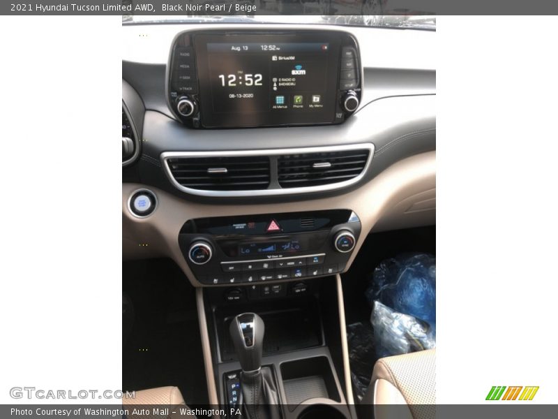 Black Noir Pearl / Beige 2021 Hyundai Tucson Limited AWD