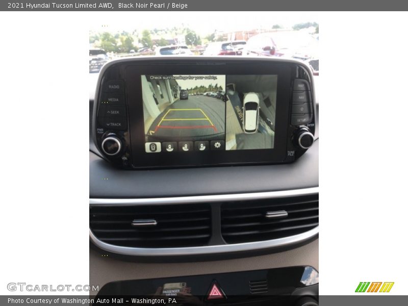 Black Noir Pearl / Beige 2021 Hyundai Tucson Limited AWD
