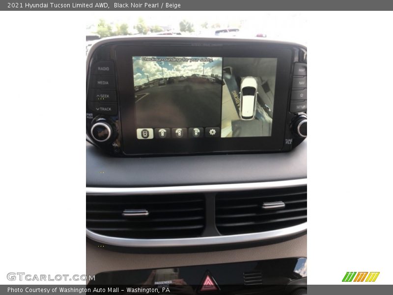 Black Noir Pearl / Beige 2021 Hyundai Tucson Limited AWD