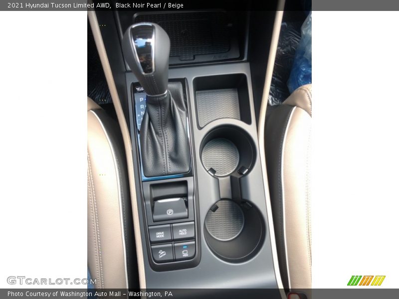 Black Noir Pearl / Beige 2021 Hyundai Tucson Limited AWD