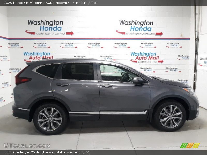 Modern Steel Metallic / Black 2020 Honda CR-V Touring AWD