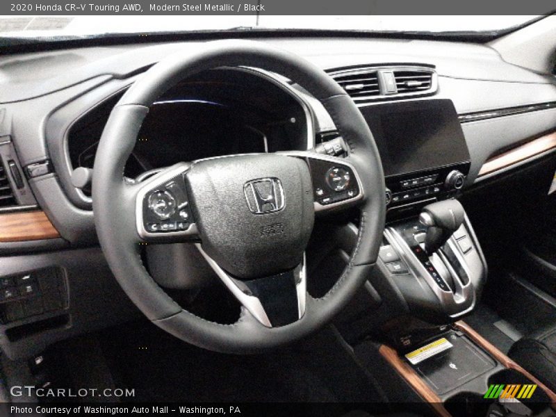 Modern Steel Metallic / Black 2020 Honda CR-V Touring AWD