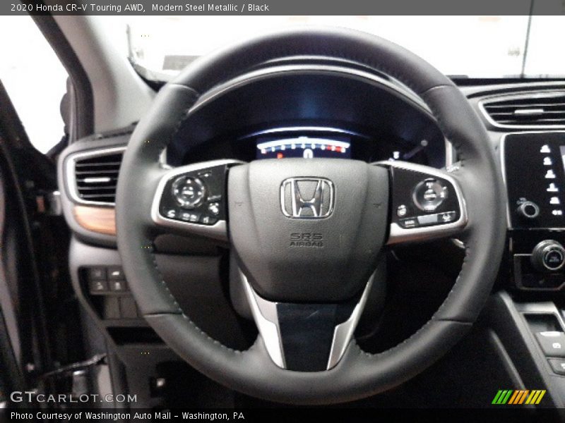 Modern Steel Metallic / Black 2020 Honda CR-V Touring AWD