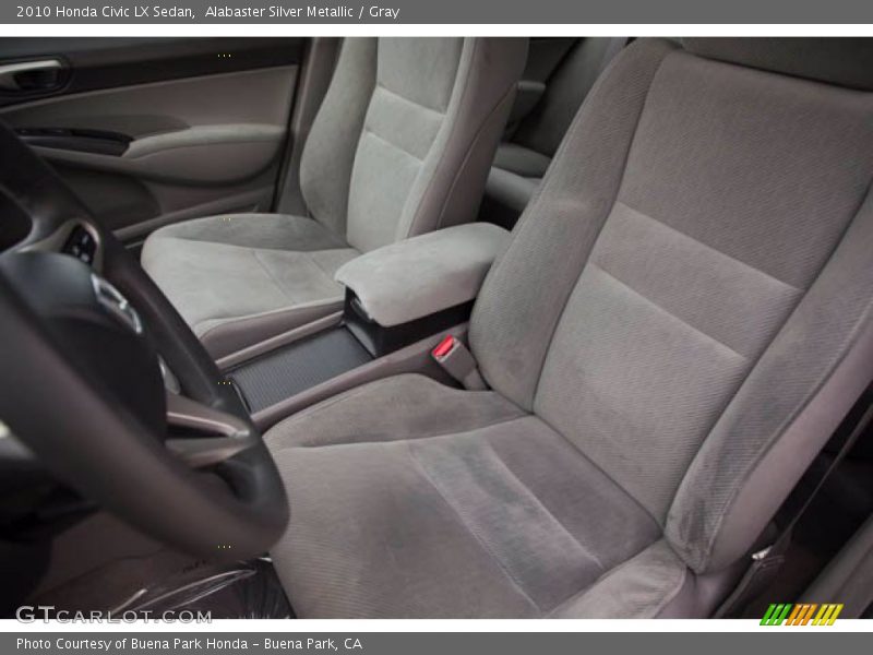 Alabaster Silver Metallic / Gray 2010 Honda Civic LX Sedan