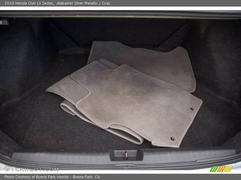 Alabaster Silver Metallic / Gray 2010 Honda Civic LX Sedan