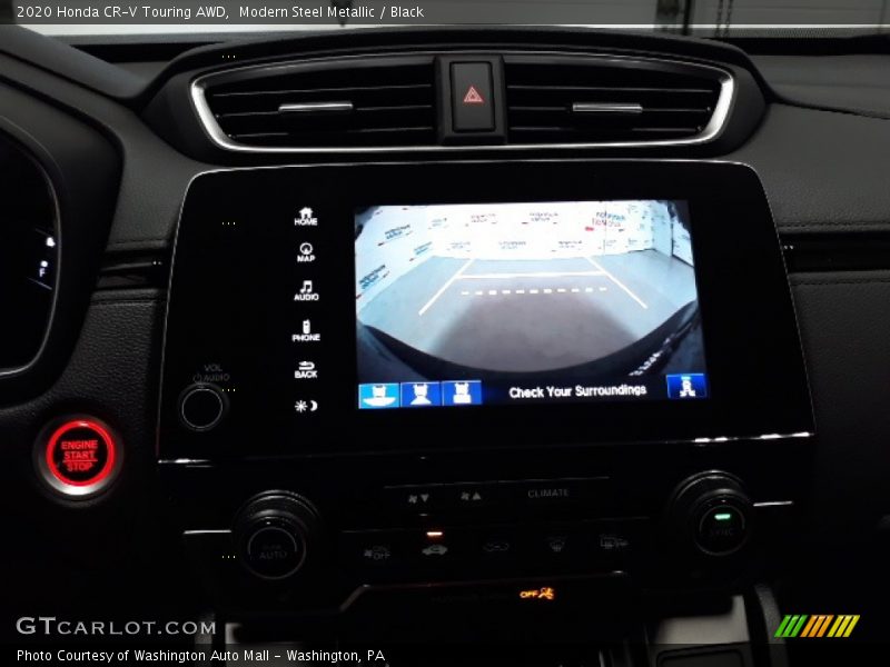 Modern Steel Metallic / Black 2020 Honda CR-V Touring AWD