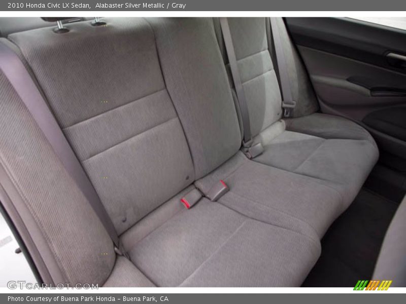 Alabaster Silver Metallic / Gray 2010 Honda Civic LX Sedan