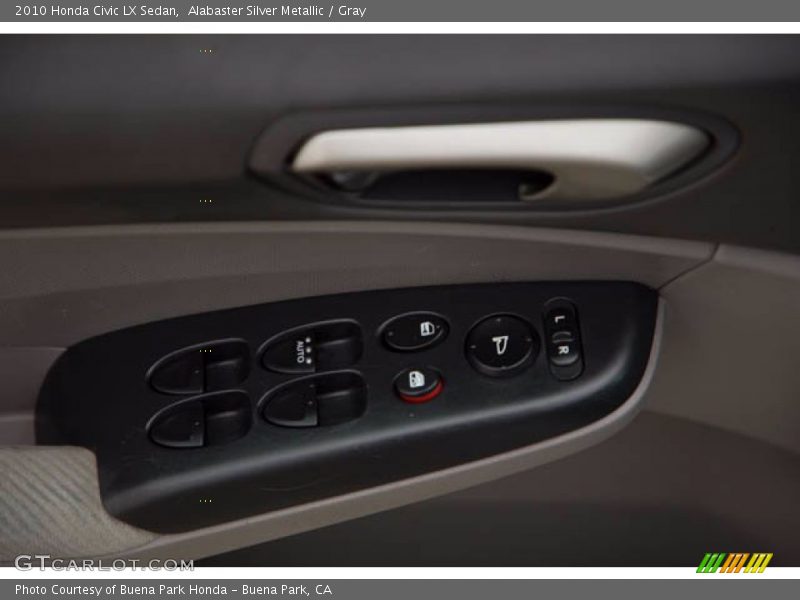 Alabaster Silver Metallic / Gray 2010 Honda Civic LX Sedan