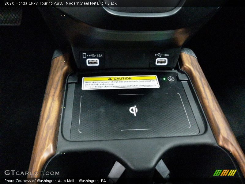 Modern Steel Metallic / Black 2020 Honda CR-V Touring AWD