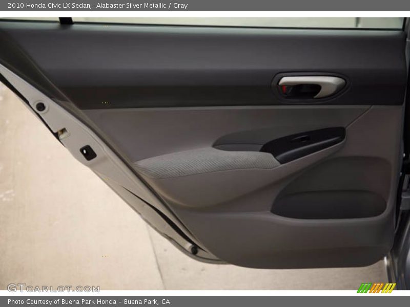 Alabaster Silver Metallic / Gray 2010 Honda Civic LX Sedan