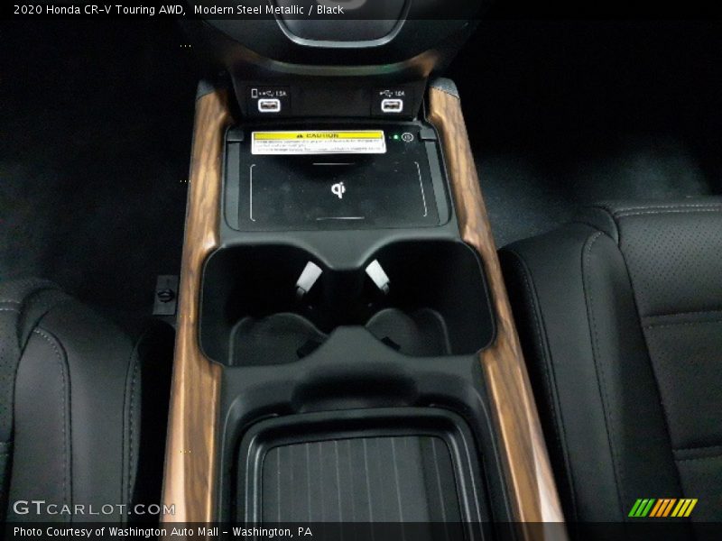 Modern Steel Metallic / Black 2020 Honda CR-V Touring AWD