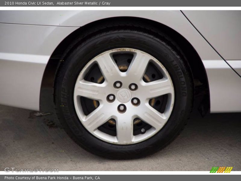 Alabaster Silver Metallic / Gray 2010 Honda Civic LX Sedan