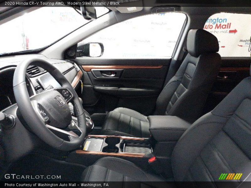 Modern Steel Metallic / Black 2020 Honda CR-V Touring AWD