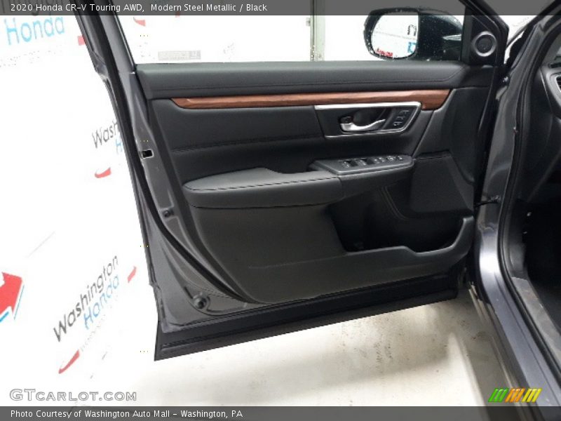 Modern Steel Metallic / Black 2020 Honda CR-V Touring AWD
