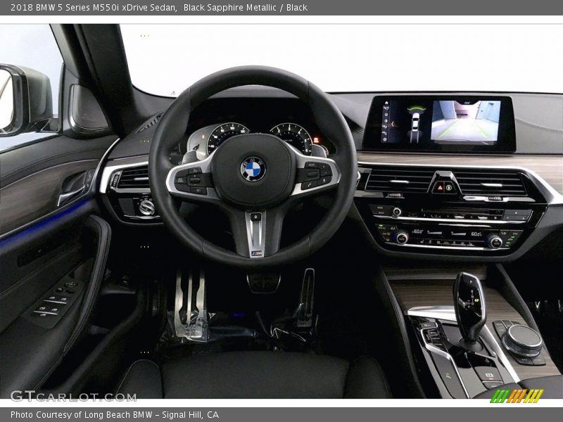 Black Sapphire Metallic / Black 2018 BMW 5 Series M550i xDrive Sedan
