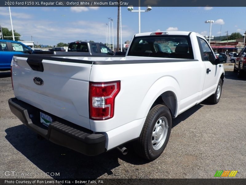 Oxford White / Medium Earth Gray 2020 Ford F150 XL Regular Cab