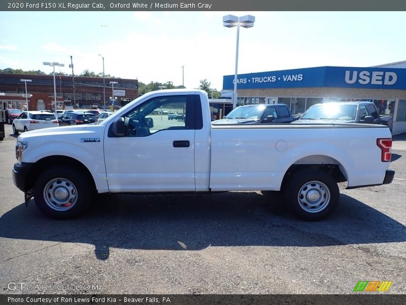Oxford White / Medium Earth Gray 2020 Ford F150 XL Regular Cab