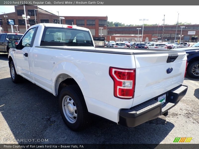 Oxford White / Medium Earth Gray 2020 Ford F150 XL Regular Cab