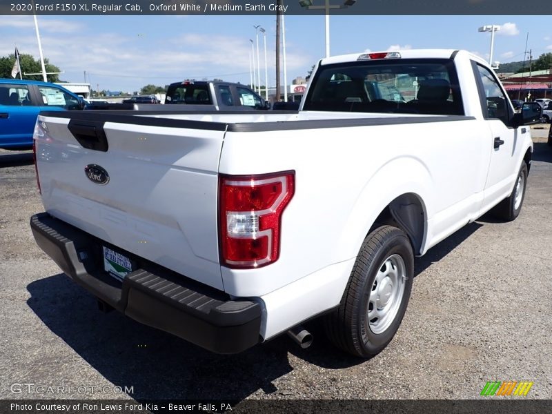 Oxford White / Medium Earth Gray 2020 Ford F150 XL Regular Cab