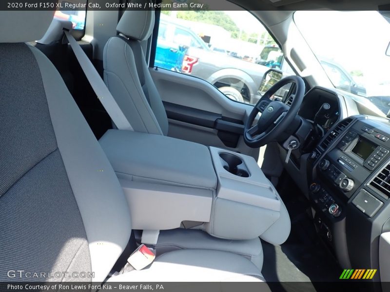 Oxford White / Medium Earth Gray 2020 Ford F150 XL Regular Cab