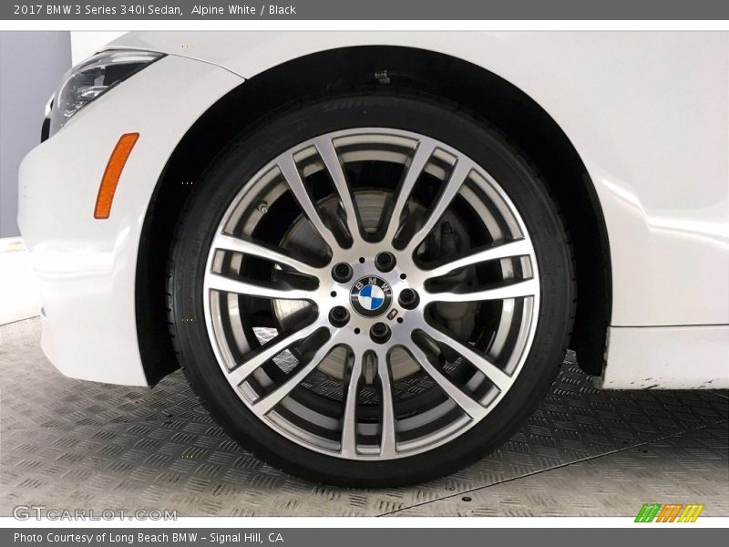 Alpine White / Black 2017 BMW 3 Series 340i Sedan