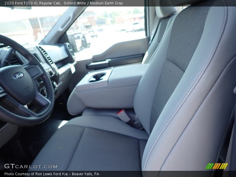 Oxford White / Medium Earth Gray 2020 Ford F150 XL Regular Cab