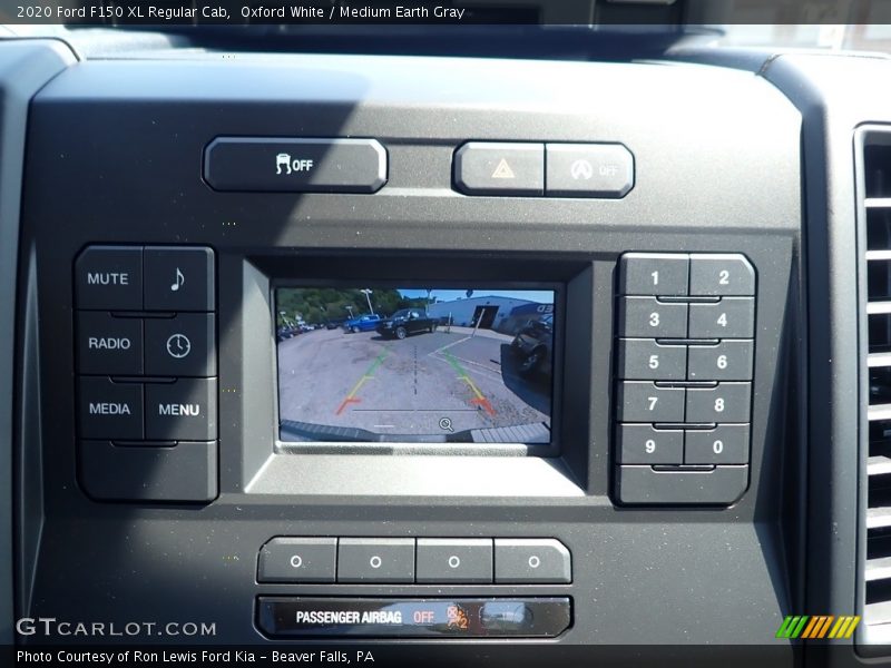 Oxford White / Medium Earth Gray 2020 Ford F150 XL Regular Cab