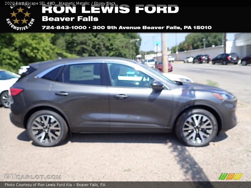 Magnetic Metallic / Ebony Black 2020 Ford Escape SEL 4WD