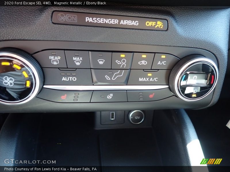 Magnetic Metallic / Ebony Black 2020 Ford Escape SEL 4WD