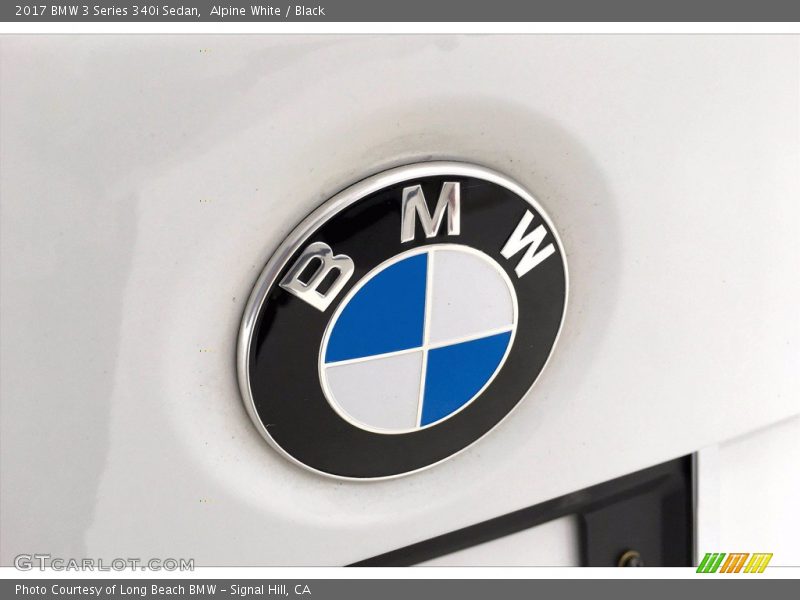 Alpine White / Black 2017 BMW 3 Series 340i Sedan