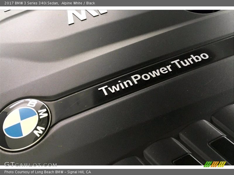 Alpine White / Black 2017 BMW 3 Series 340i Sedan