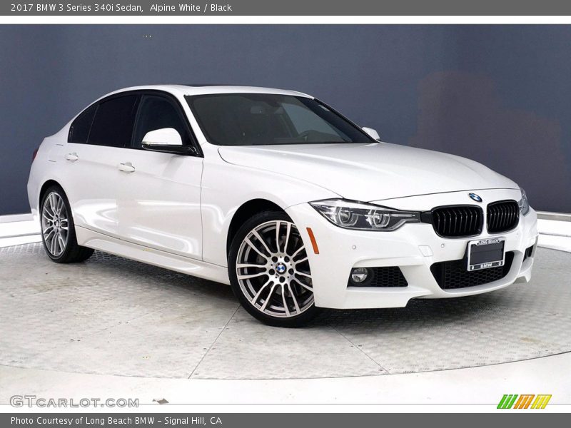 Alpine White / Black 2017 BMW 3 Series 340i Sedan