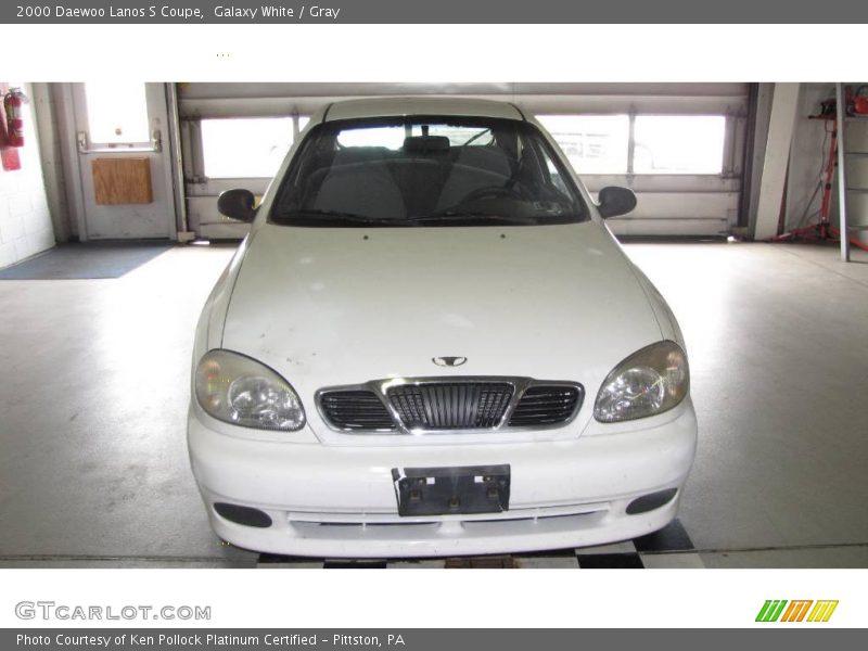 Galaxy White / Gray 2000 Daewoo Lanos S Coupe