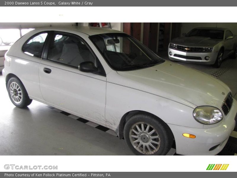 Galaxy White / Gray 2000 Daewoo Lanos S Coupe