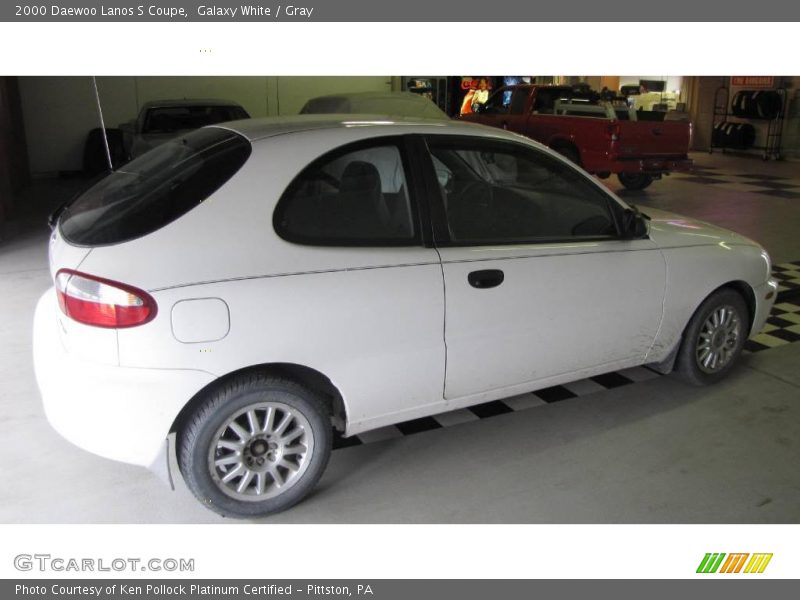 Galaxy White / Gray 2000 Daewoo Lanos S Coupe