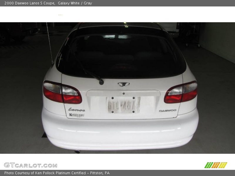 Galaxy White / Gray 2000 Daewoo Lanos S Coupe