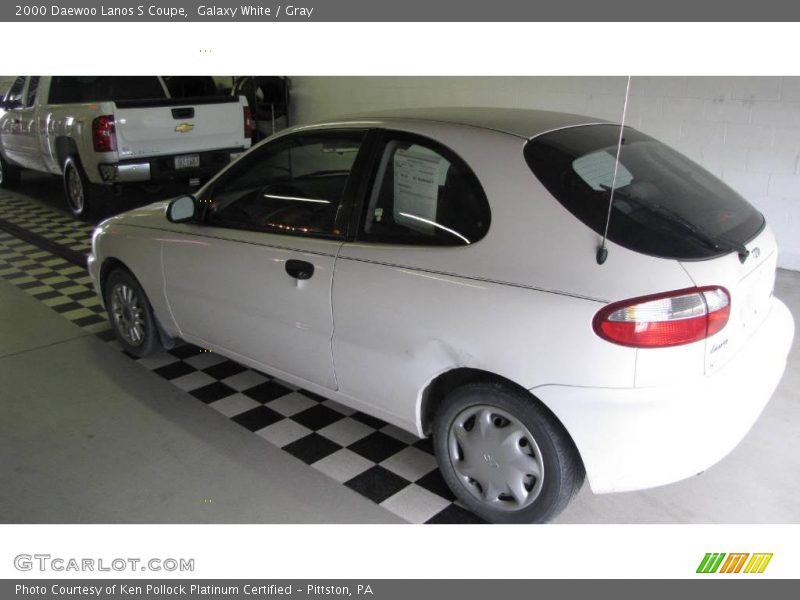 Galaxy White / Gray 2000 Daewoo Lanos S Coupe